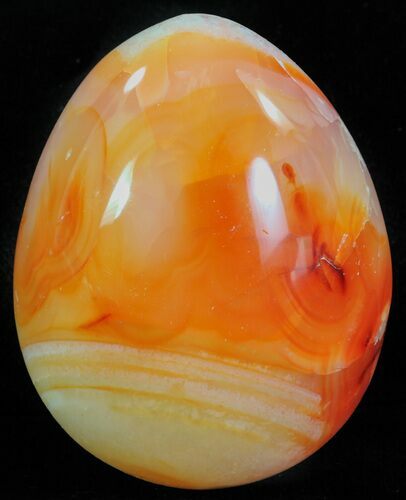 Colorful Carnelian Agate Egg #63075